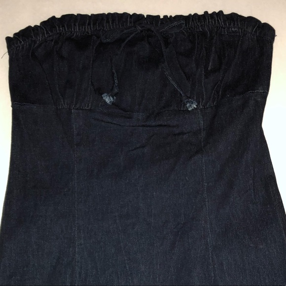 Strapless Denim Dress - Picture 6 of 8